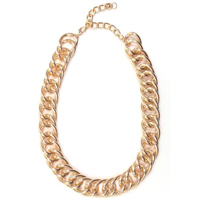 Collier FIRETTI "zeitlos, klassisch, schlicht, auffallend", rosa (roségoldfarben), Halsketten, Damen, Metall, L: 50, Collier
