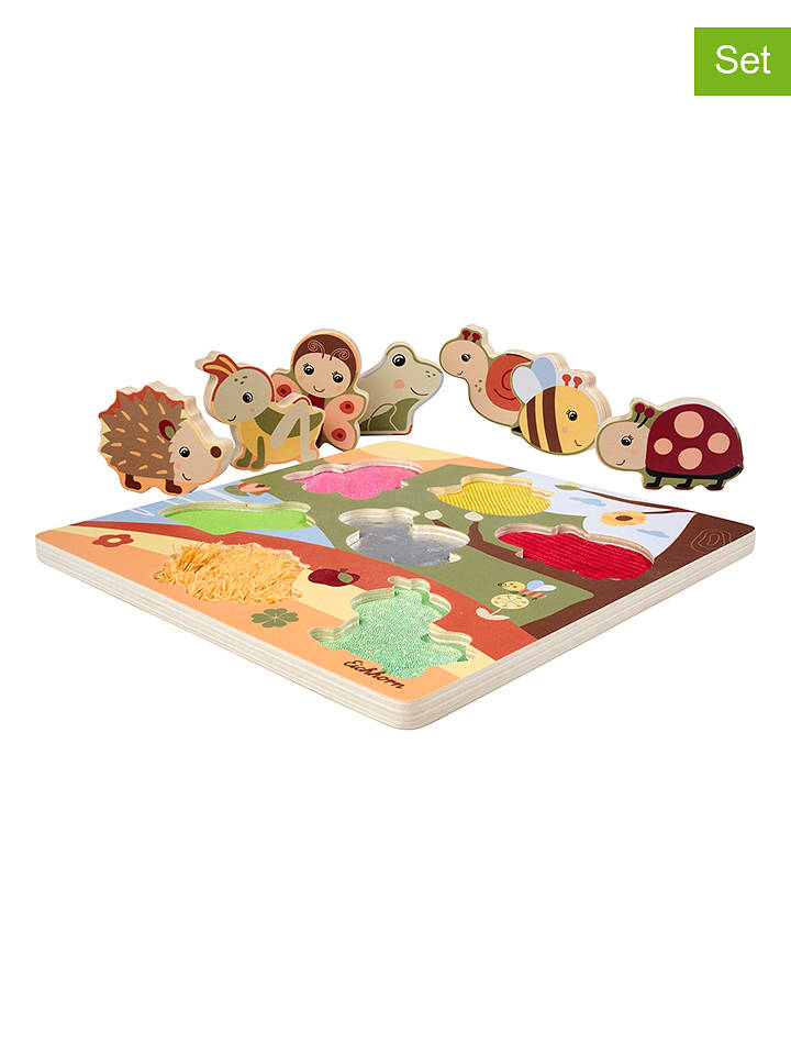 Eichhorn 7tlg. Fühlpuzzle mit Stoff - ab 12 Monaten - onesize