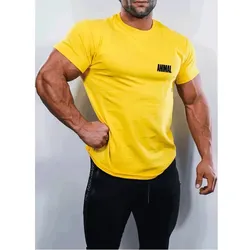 Universal Nutrition - Animal Brand Logo Tee - T-Shirt gelbM