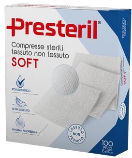 Corman Presteril Compresse Sterili Tnt 10x10 Cm - 100 Pezzi