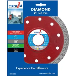 Marcrist CK650X Diamanttrennscheibe für Fliesen - 125mm - für Fliesen