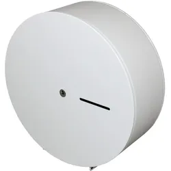 Toilettenpapierspender racon® MW GR, für Jumborollen, Metall, weiß #123359