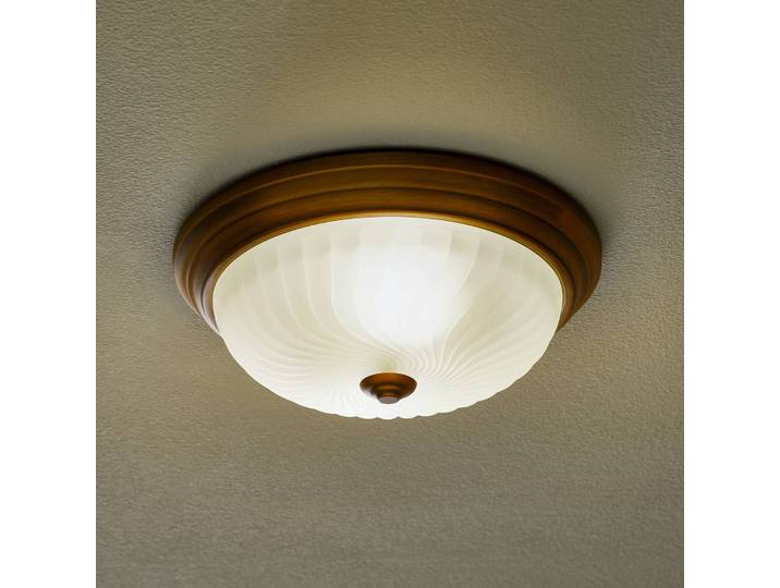 Steinhauer Deckenlampe CALLA, dimmbar, bronze / altmessing, für Wohn- / Esszimmer, Metall, Antik, Deckenlampe