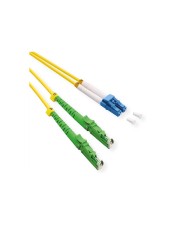 ROLINE Patch-Kabel LSH/APC Single-Mode M bis LC/UPC Einzelmodus M 5 m Glasfaser 9/125 Mikrometer OS2 halogenfrei Gelb (21.15.9515)