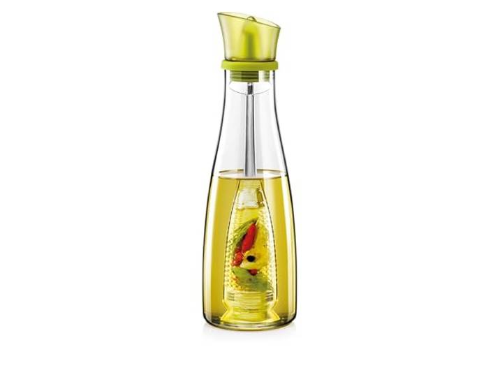 Tescoma Ölflasche VITAMINO 500 ml, mit Aromasieb, Grün/Transparent