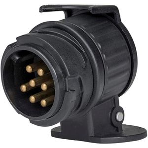 as-Schwabe Anhänger-Adapter Mini für PKW / LKW, 13 auf 7 polig, 12V, für Anhängerkupplung