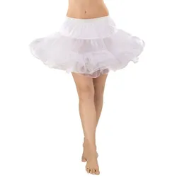 Soft-Tüll-Petticoat für Kinder, weiß, 5-lagig