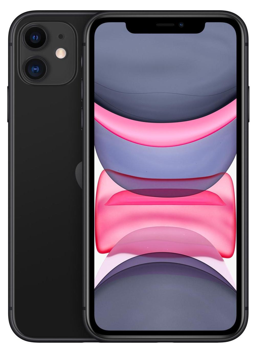 Apple iPhone 11, 15,5 cm (6.1"), 1792 x 828 Pixel, 128 GB, 12 MP, iOS 14, Schwarz