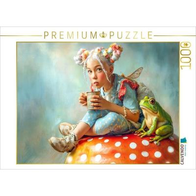 CALVENDO Puzzle Frösche | 1000 Teile Lege-Größe 64x48cm Foto-Puzzle für glückliche Stunden
