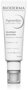 Bioderma Pigmentbio Daily Care SPF 50+ creme de clareamento contra as manchas de pigmentação SPF 50+ 40 ml. Pigmentbio Daily Care SPF 50+