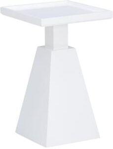 Cali Side Table Accent Tables (Including End Tables) by Linon Home Décor in White