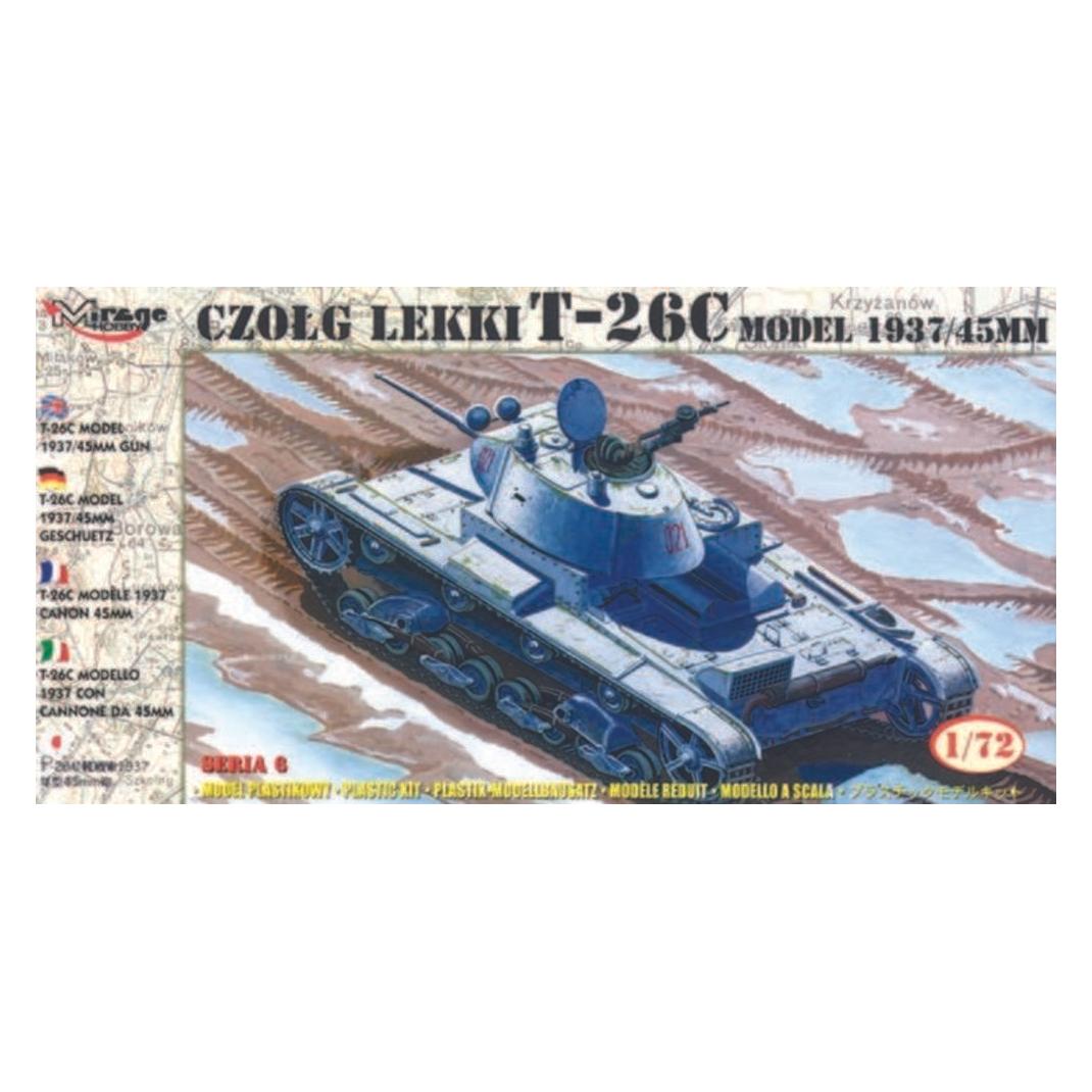Mirage Hobby Leichter Panzer T-26 C Modell 1937 mit 45 mm Kanone (72611)