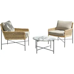 Endorphin, Gartenlounge, Estoril Bistro - Set, 3 teilig, Zeit für deine schönsten Outdoor-Momente