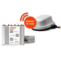 Selfsat 4G / LTE & WLAN Internet Router MWR 4550 Komplettset bis 300 Mbps inkl. 4G / 5G ready Dachantenne weiß