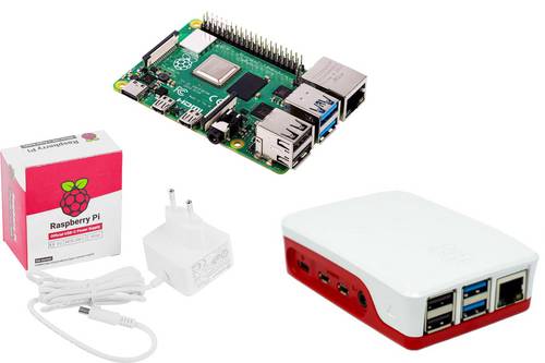 Raspberry Pi Essentials Kit 5 B 8GB 4 x 2.4GHz inkl. Netzteil, inkl. Gehäuse