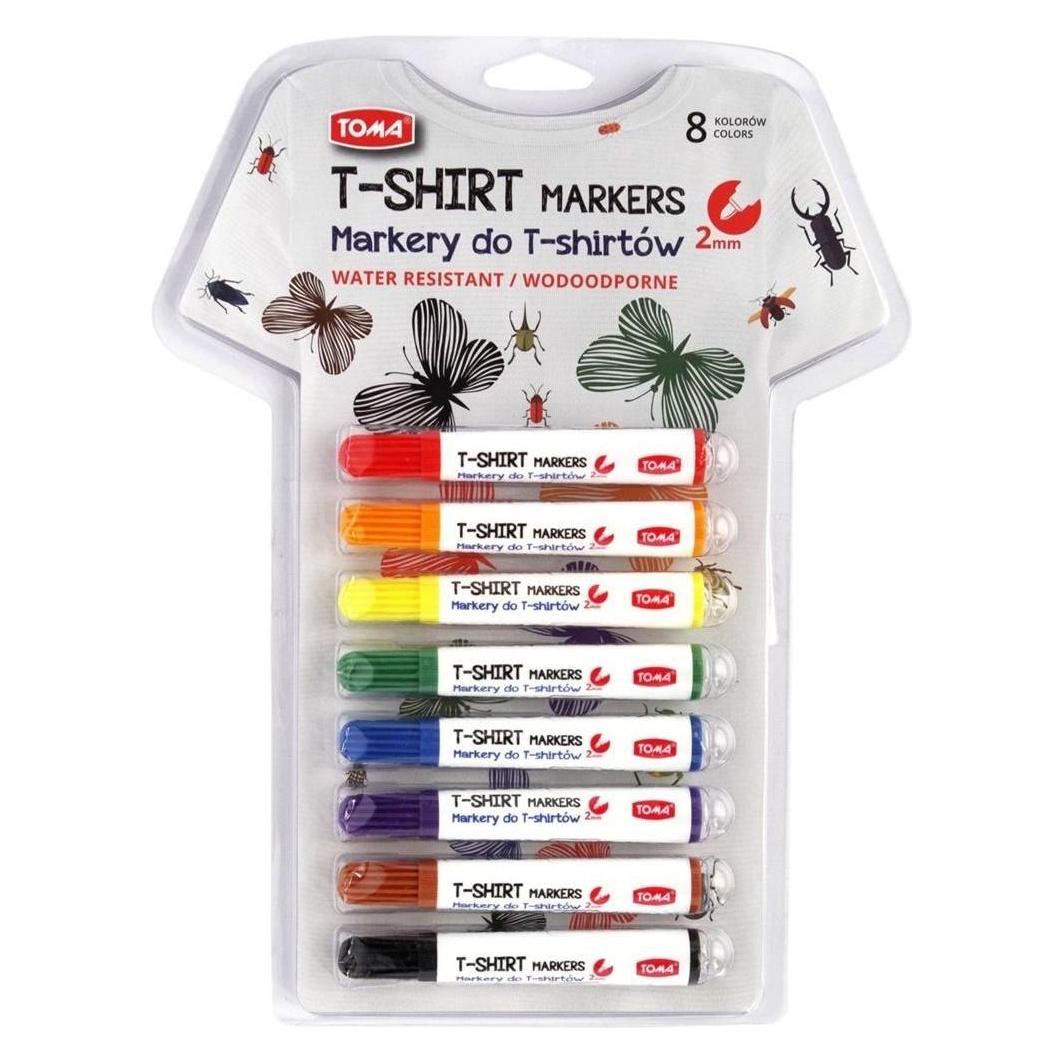 TOM Markierungs-T-Shirt, 8 Farben, Blister (TO-745) (8x) (TO-745)