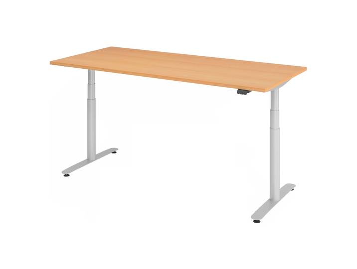 XDLR 19 S Schreibtisch 180 x 80 elektrisch höhenverstellbar Buche