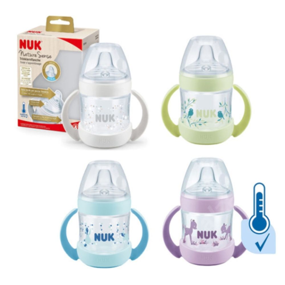 Nuk Nature Sense Learning Bottle for Babies 150mL Assorted Color 6-18m