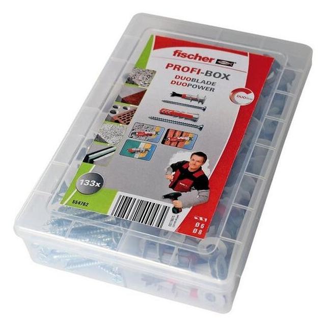 Fischer DUOPOWER DÜBEL+SCHRAUBEN / FISCH MEISTER-BOX DUOBLADE 554762 (554762)