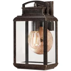Elstead Lighting, Gartenbeleuchtung, Byron Aussen-Wandleuchte E27 37cm Kaiserliche Bronze IP44 (E27, IP44)