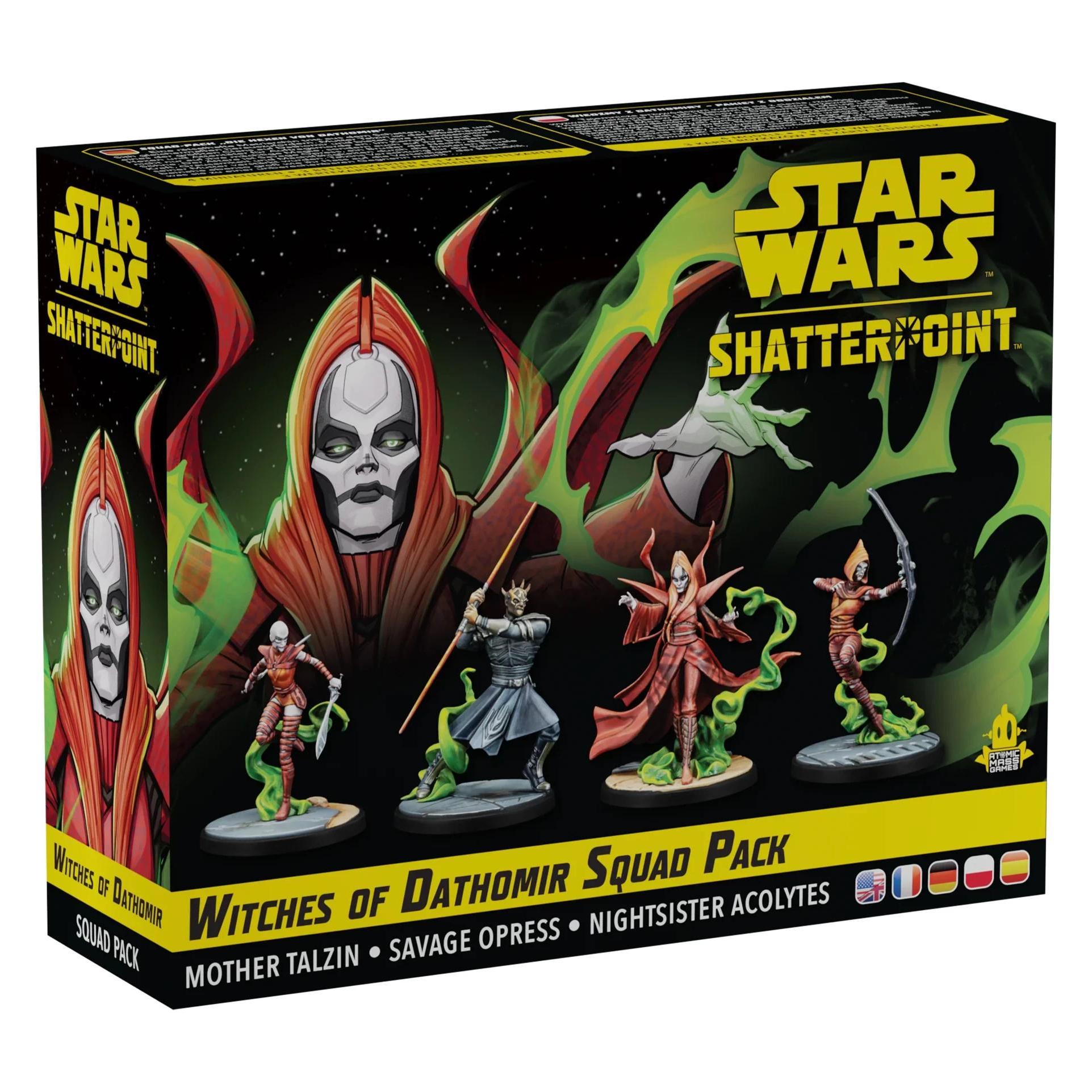 Atomic Mass Games Star Wars: Shatterpoint - Witches of Dathomir Squad Pack (DE-Erweiterung) (Deutsch, Englisch, Französisch, Spanisch, 2 Spieler) (AMGD1012)