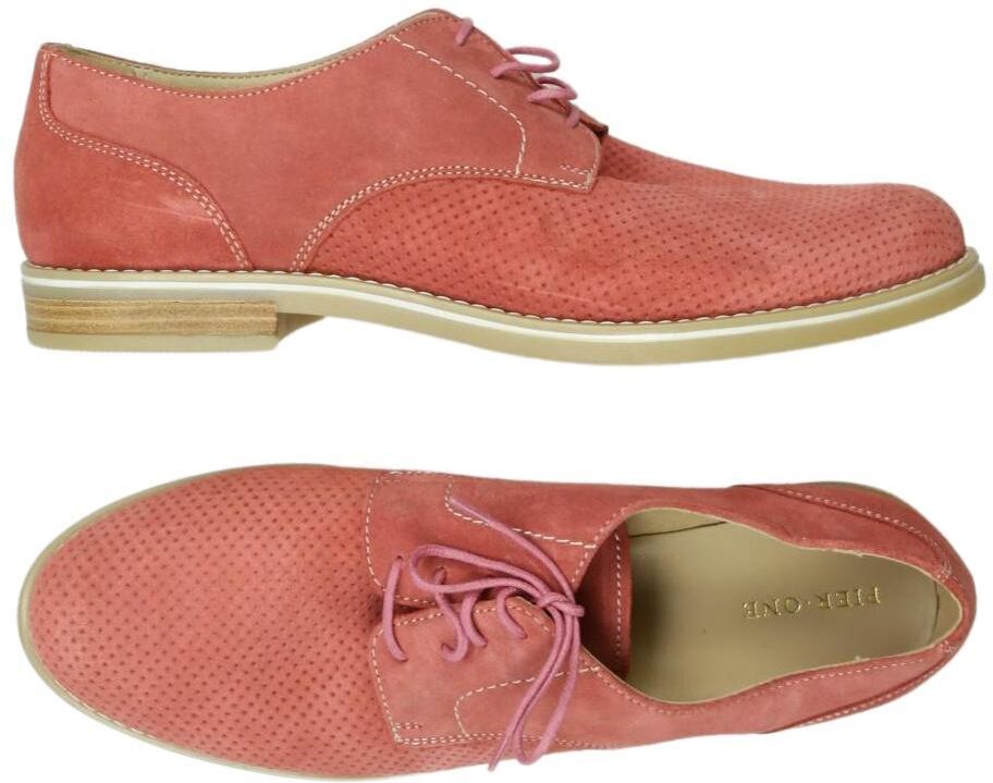 pier one Damen Halbschuh, Rot, Gr. EU 40, Leder - Second Hand