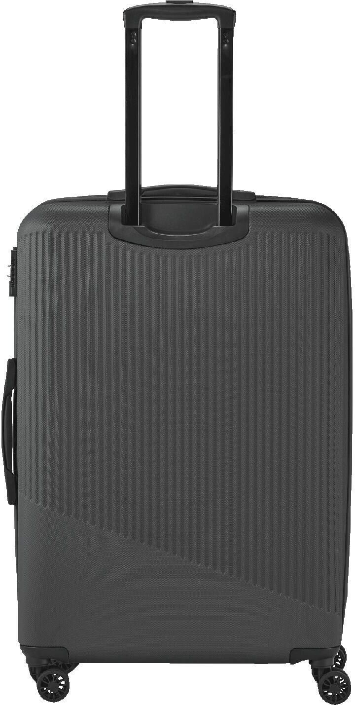 Koffer TRAVELITE "BALI Trolley", Damen, Gr. B/H/T: 51cm x 77cm x 29cm 96 l, grau (anthrazit), Polyester, Koffer Koffer anthrazit B/H/T: 51cm x 77cm x 29cm 96 l
