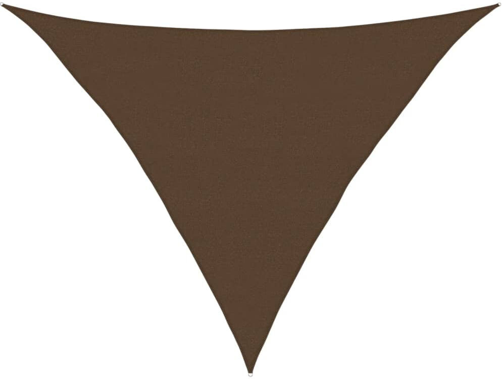 Dakota Fields Smithville-Sanders 6m x 5m Triangular Shade Sail Brown 600cm x 500cm