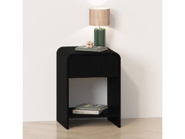 Milton & Oldbrook Table de Chevet Camden Noir