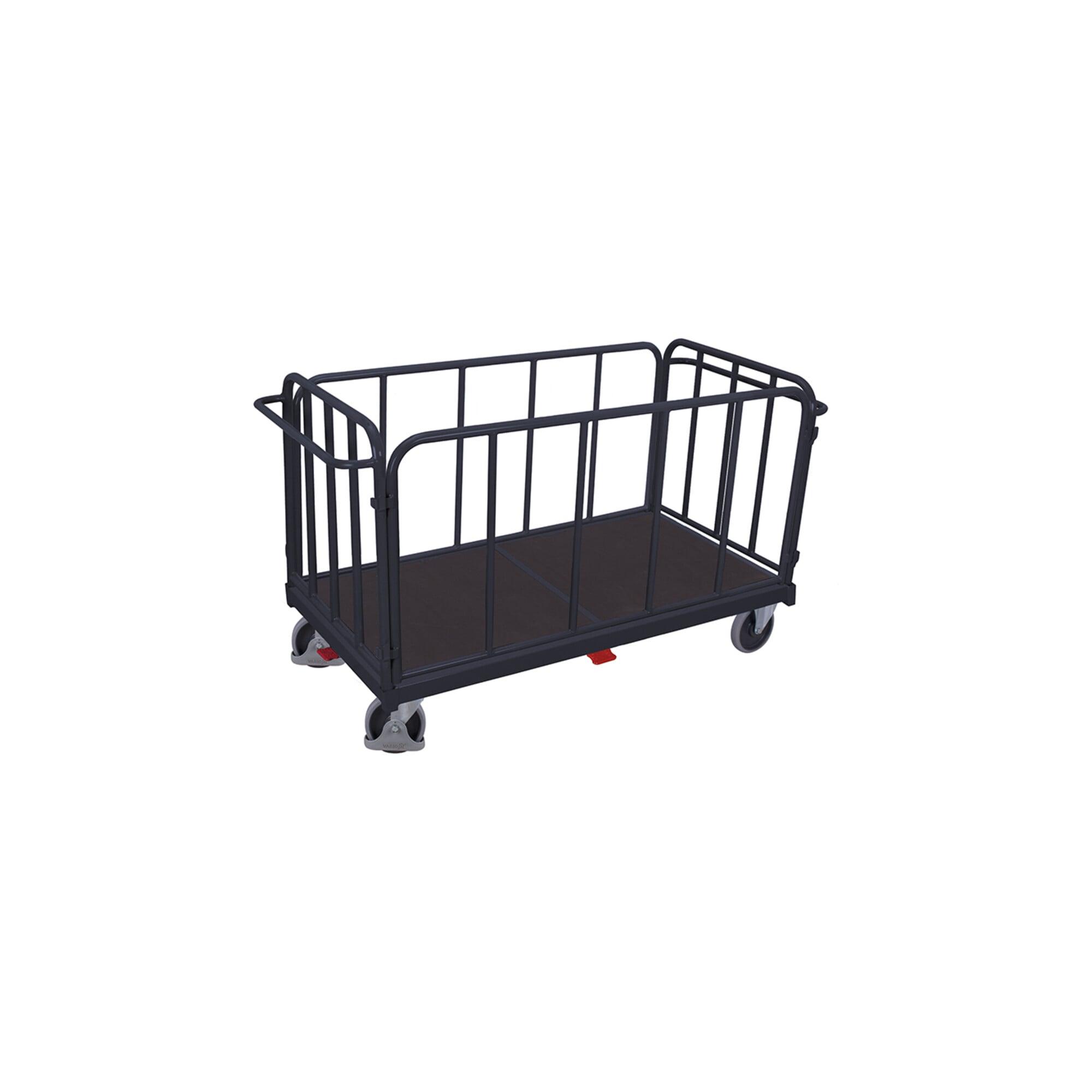 VARIOfit Vierwandwagen mit senkrechten Streben RAL 7016 (sw-1614/AG)