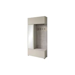 Garderobe  Tejo , beige , Maße (cm): B: 115 H: 231,9