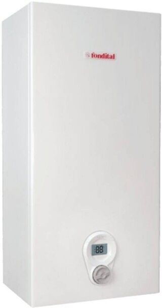 Fondital Chauffe-eau à gaz à chambre étanche Lipari Pro TFS 11 L Méthane Low NOx Classe A avec kit de fumée coaxial