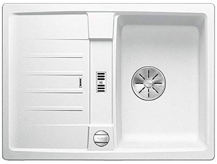 BLANCO 524884 Lexa 40 S Küchenspüle, weiß, 40 cm Unterschrank