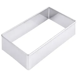 Contacto,Ausstecher, rechteckig, glatt 10,5 cm