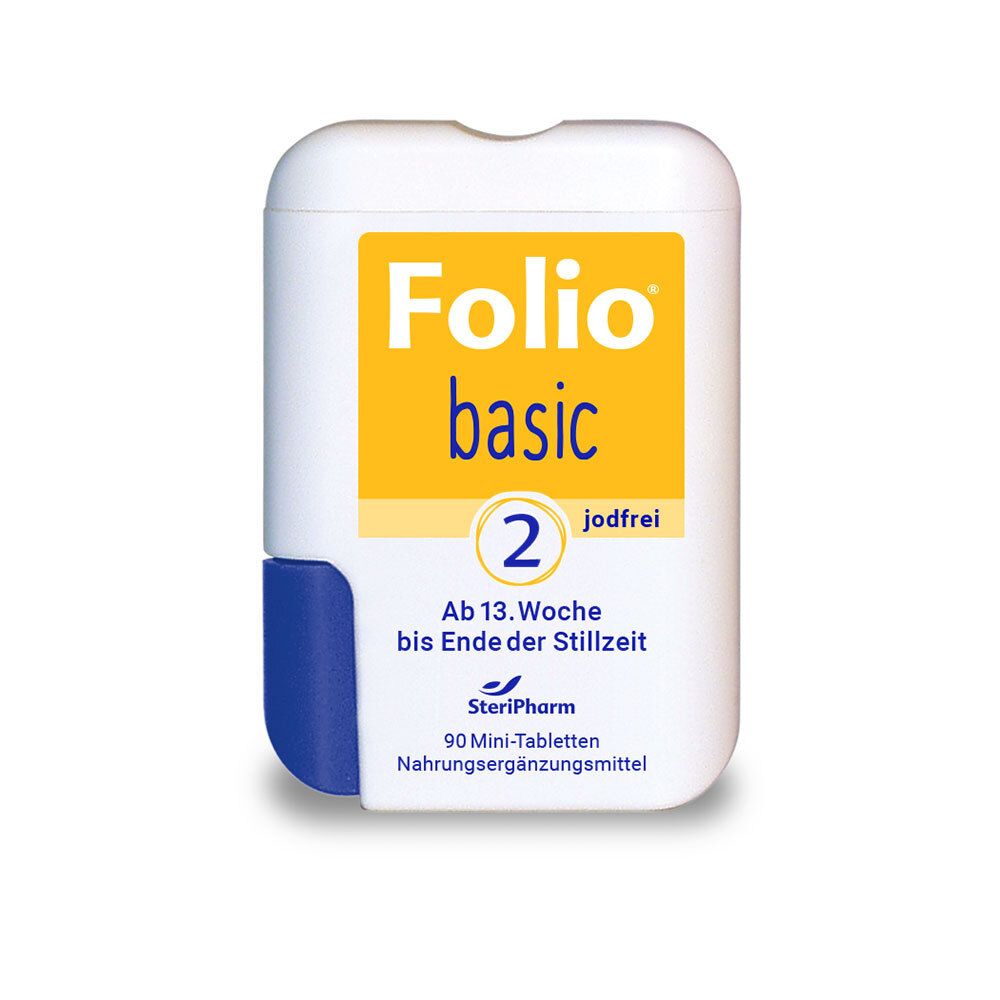 Folio 2 basic jodfrei Filmtabletten 90 St