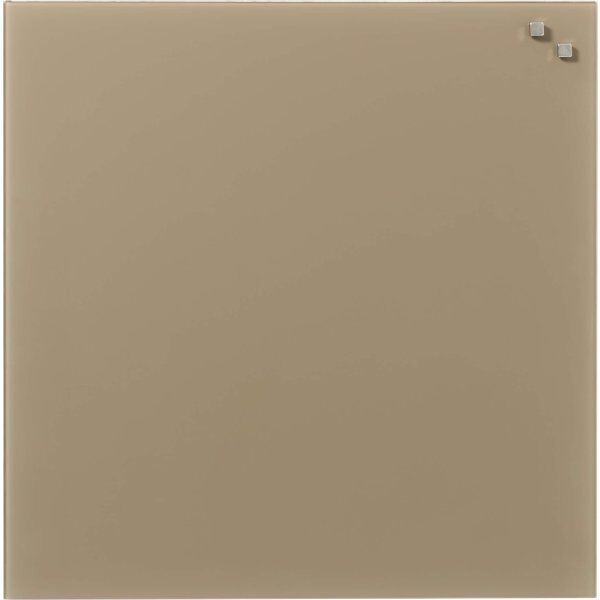 Naga Glassboard Magnetisk Glastavle 45x45cm, Beige