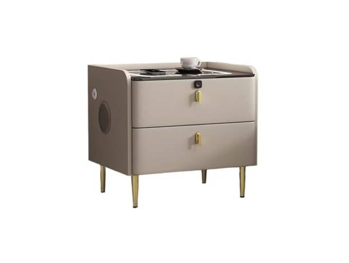 FZL02068LM Zimmer Home Luxus Nachttisch Modern Multifunktionaler Aufbewahrungsschrank(Groß)