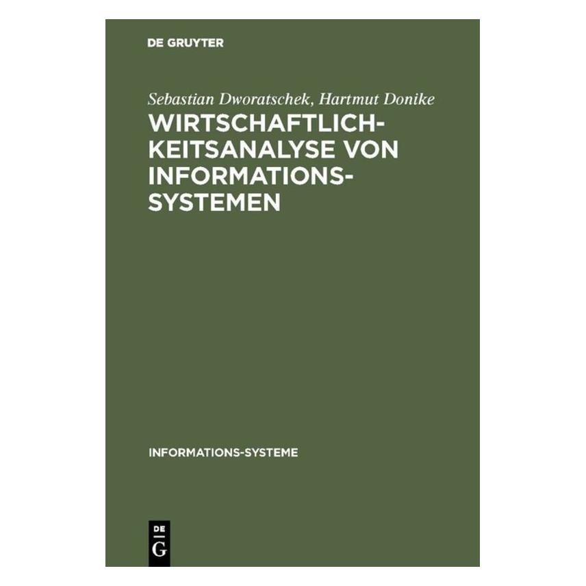 De Gruyter Dworatschek/Donike:Wirtsch.-Analyse V I (Deutsch, Hardcover, Hartmut Donike, Sebastian Dworatschek) (67765014)
