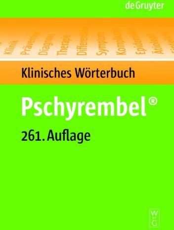 Willibald Pschyrembel - Pschyrembel Klinisches Wörterbuch (261. Auflage) - Preis vom 09.10.2026 07:28:09 h