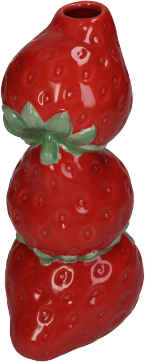 Kersten - Vaas met drie aardbeien Strawberry A