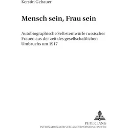 Mensch sein, Frau sein, Fachbücher von Kerstin Gebauer