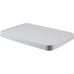 Deckel infinity RECYCLING (LBH 56,80x39x3,90 cm) - grau - LBH 56,80x39x3,90 cm