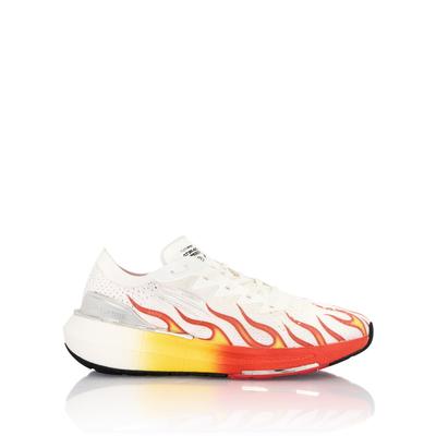 Sneaker PLEIN SPORT "Flame", Herren, Gr. 39, Normalschaft, weiß (0113, weiß, rot), Schuhe Sneaker
