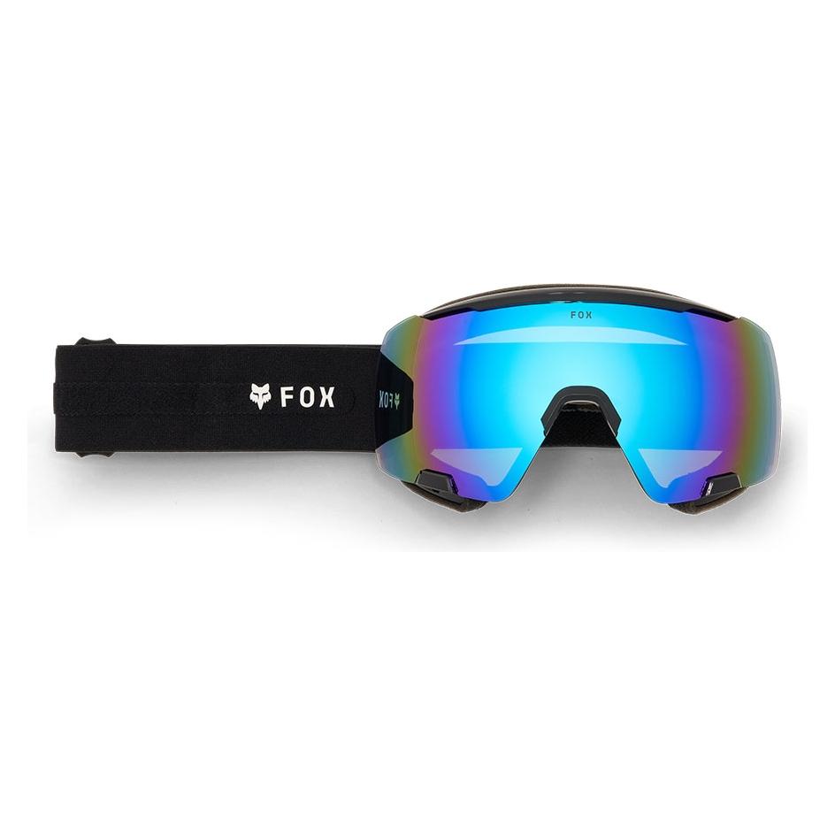 Fox Purevue Mirror MTB Goggle (Black, Blau, Mirror Bleu) (32510-013-os-198571067178)