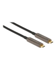 Delock Aktives Optisches USB-C Video Kabel 4K 60 Hz 10 m Digital/Daten Video/Analog m (84103)