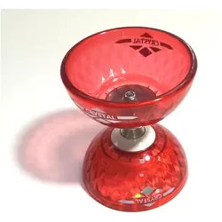 Acrobat Set Bearing diabolo crystal-red + aluminum hand sticks