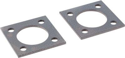 KERN Fußplatten-Paar BIC-A07, B 100 x T 287 x H 3 mm, zur Fixierung der Wägebrücke am Boden, 0,8 kg
