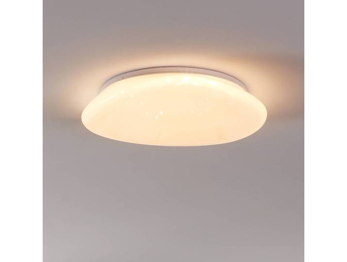 EGLO connect Smart Home Deckenleuchte Connect Sileras-Z, dimmbar, weiß / opal, für Wohn- / Esszimmer, Kunststoff