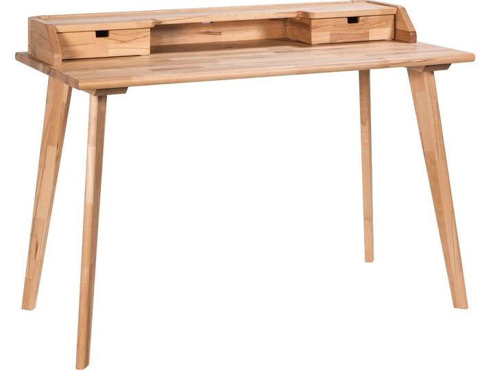 Sekretär HASENA Aska , beige (kernbuche natur), B:120cm H:85cm T:60cm, Sekretäre, Sekretär