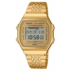 Casio ABL-100WEG-9AEF Vintage Iconic Digitaluhr Bluetooth Goldfarben